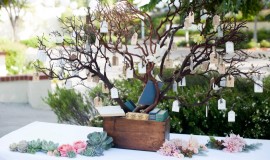 Vintage key escort cards