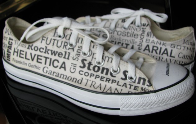 Helvetica Font Shoes Kodak Shoe Art Film