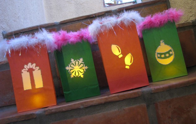 How to make holiday luminaries
