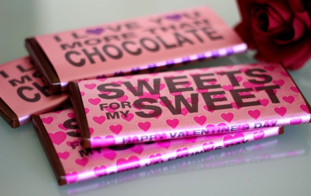 personalized chocolate wrappers