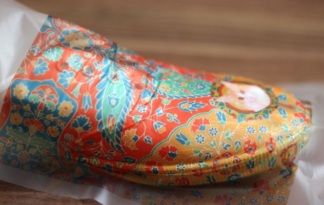 Position the Shoe Attitude film ink side down on the glued surface and smooth with your fingers.